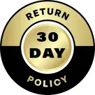 30-day return policy guarantee